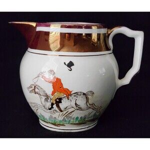 Gray's Pottery ~ Foxhunting Pitcher/Jug